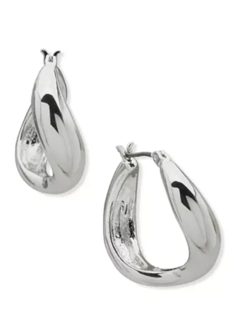 Curve Hoop Earrings
