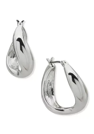 Curve Hoop Earrings
