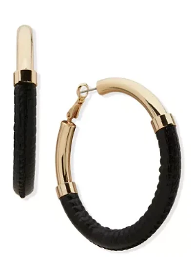 Textured Hoop Earrings