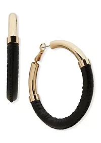 Textured Hoop Earrings