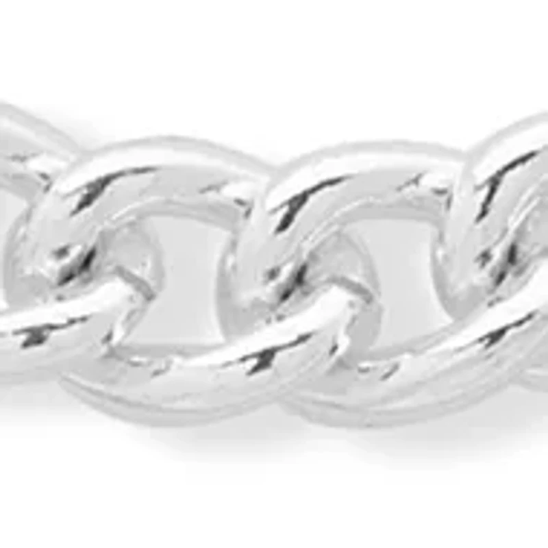 Silver Tone 17 Inch Multi Row Pendant Necklace