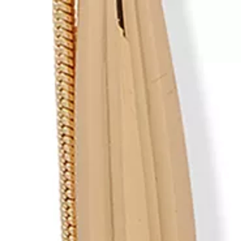 Gold Tone Lariat Necklace