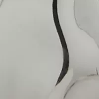 Silver Tone Molten Multirow Necklace