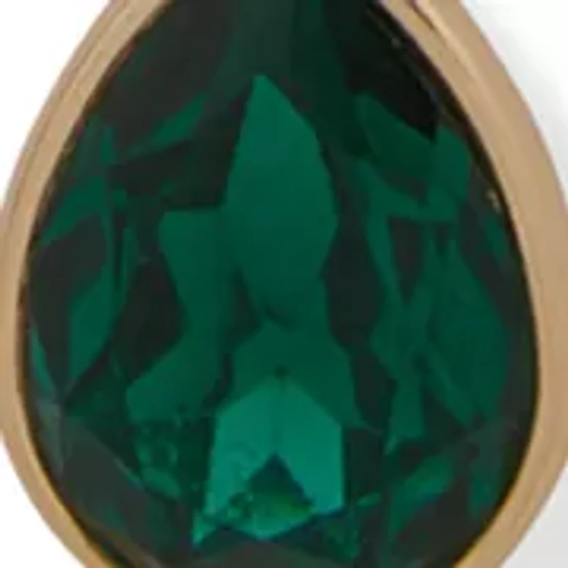 Green Pave Multirow Necklace