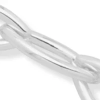 Silver Tone Navette Collar Necklace