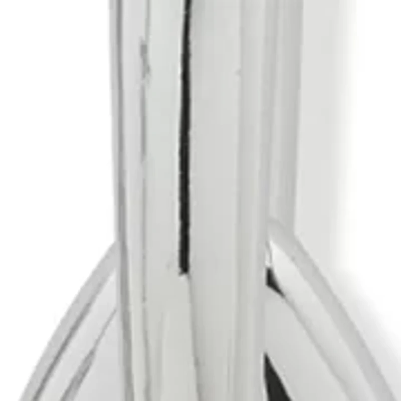 Silver Tone Navette Pendant Necklace