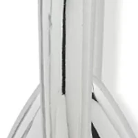 Silver Tone Navette Pendant Necklace