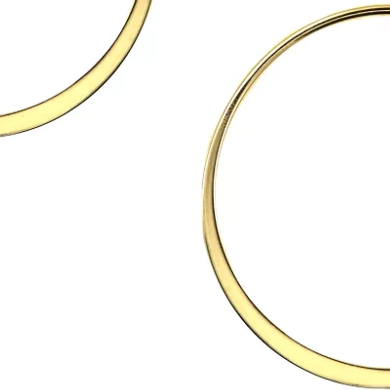 Pierced Hoop Earrings