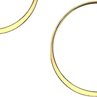 Pierced Hoop Earrings
