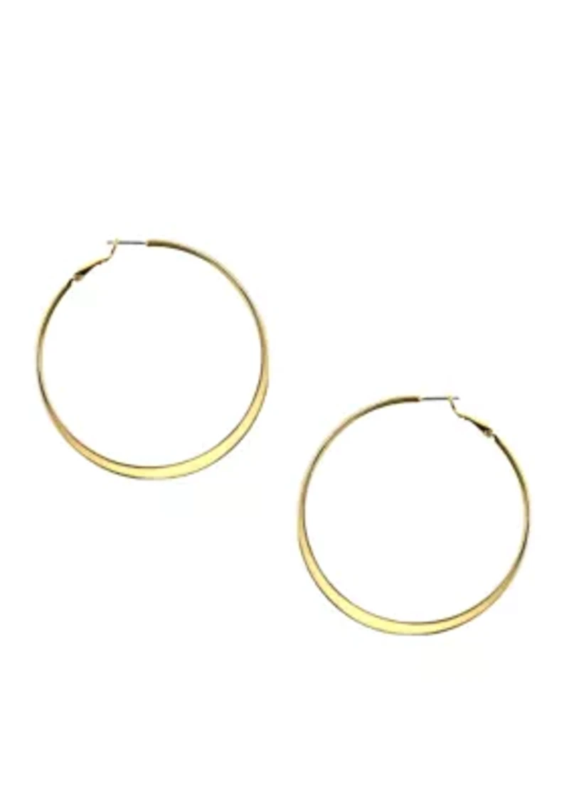 Pierced Hoop Earrings