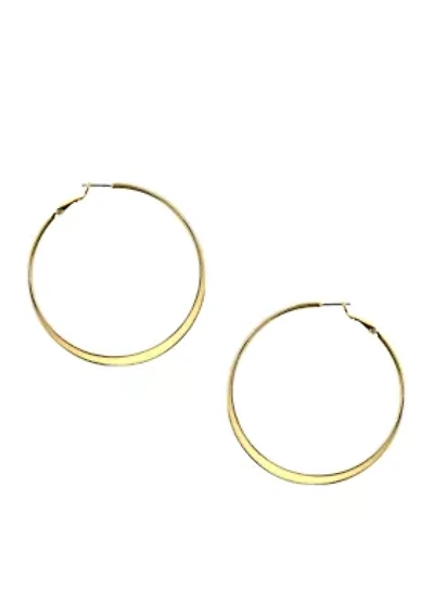Pierced Hoop Earrings