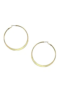 Pierced Hoop Earrings
