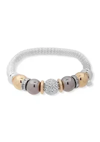 Crystal Fireball Stretch Bracelet