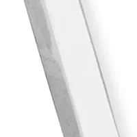 Silver Tone Square Click Top Hoop Earrings