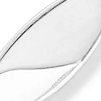 16 Inch Silver-Tone Oval Collar Necklace