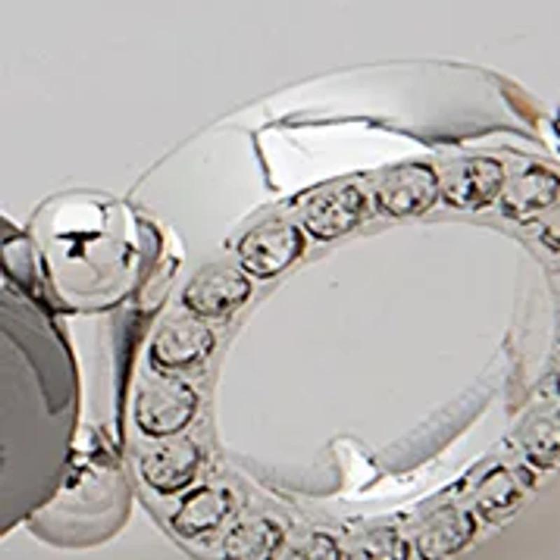 Boxed Tri-Tone Circle Stretch Bracelet 