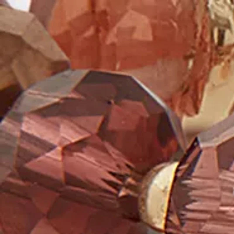 Gold Tone Burgundy Beaded Stretch Bracelet - Set of 2