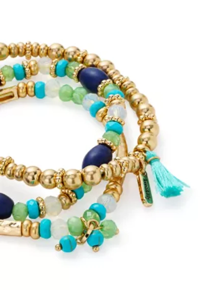 Beaded Stretch Bracelet Set