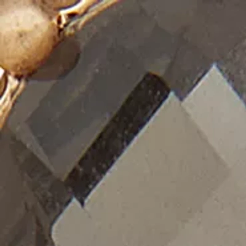 Gold Tone Stone Drop Earrings