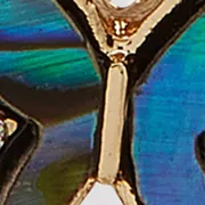 Butterfly Stone Drop Earrings