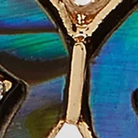 Butterfly Stone Drop Earrings