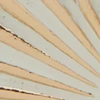 Gold Tone Crystal Heart Drop Earrings