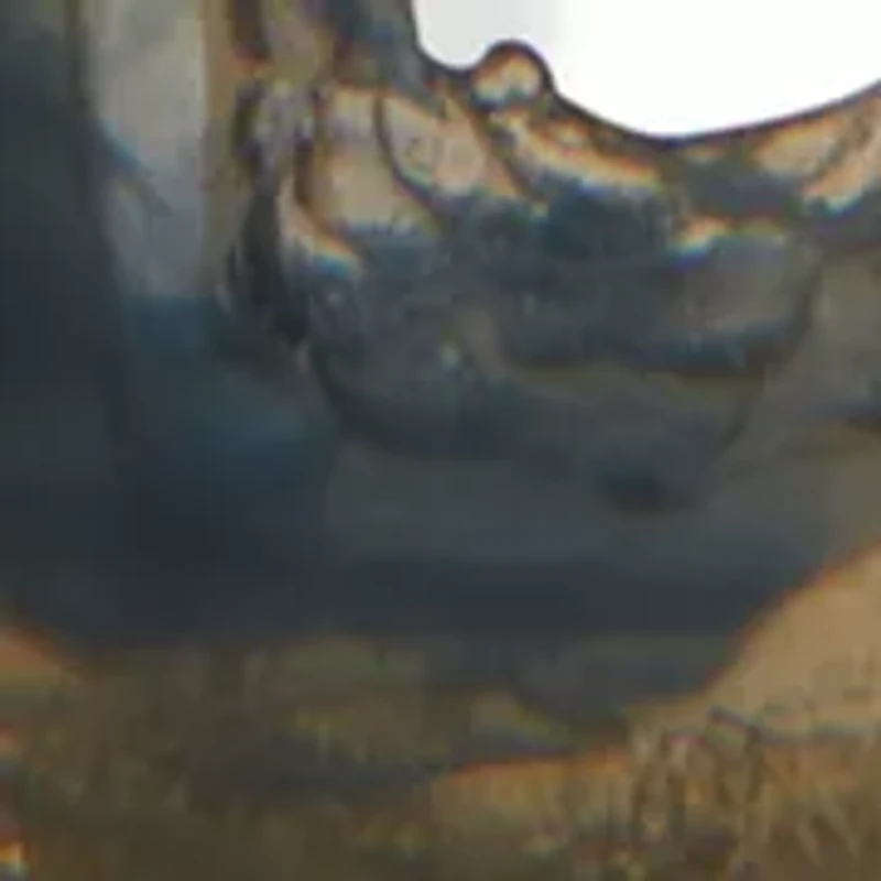 E Blue Post Stone Drop Earrings