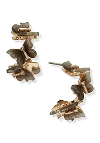 Butterfly Hoop Earrings