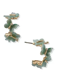 Butterfly Hoop Earrings