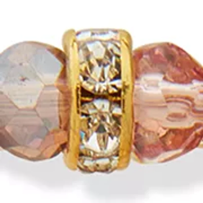 Gold Tone 4 Beaded Bobby Pins Hair Set