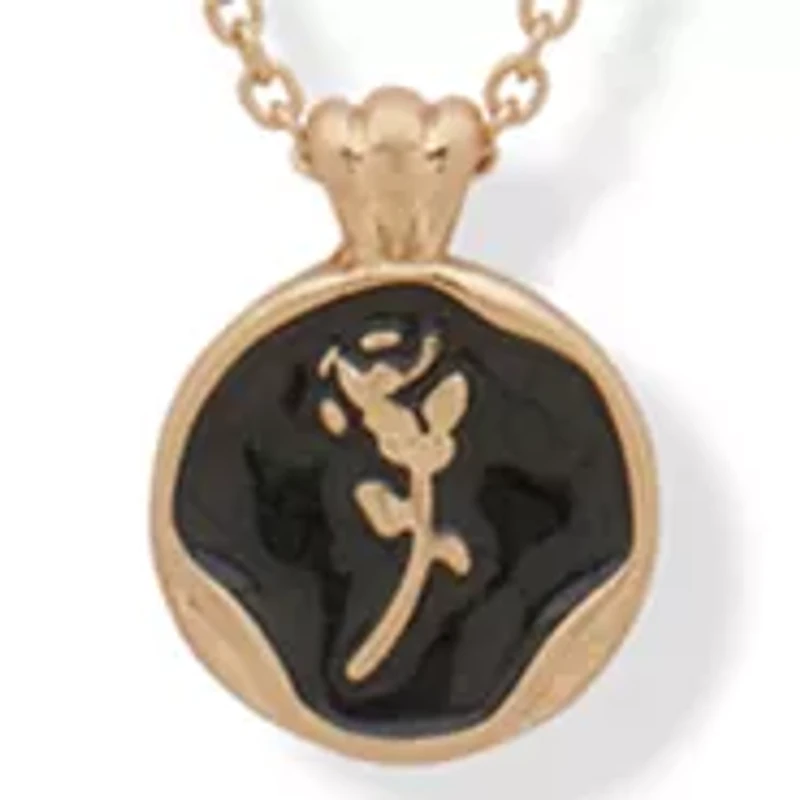 Gold Tone Burgundy 32" Beaded Multi Row Necklace