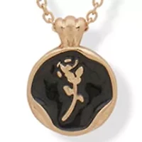 Gold Tone Burgundy 32" Beaded Multi Row Necklace