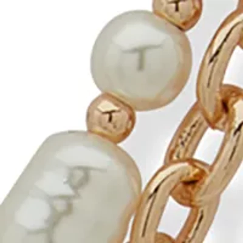 Gold Tone  White Sealife Pendant Necklace