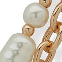 Gold Tone  White Sealife Pendant Necklace