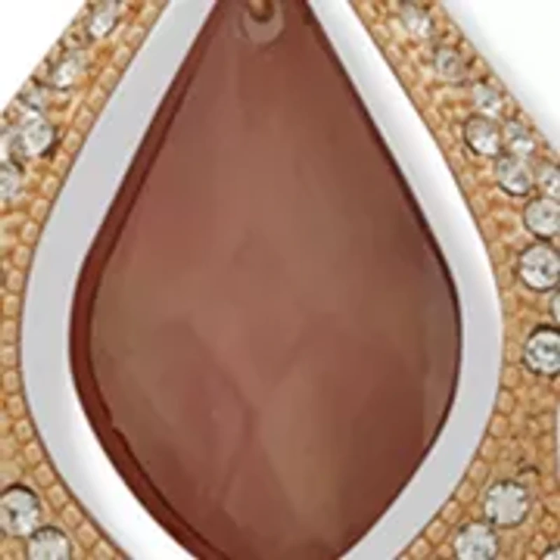 Gold Tone Burgundy 2 in 1 Multirow Necklace
