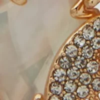 Crystal Beaded Snowflake Pendant Necklace