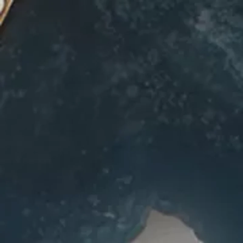  Long Blue Stone Pendant Necklace