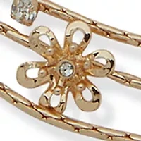  Flower Stone  Layered Statement Necklace