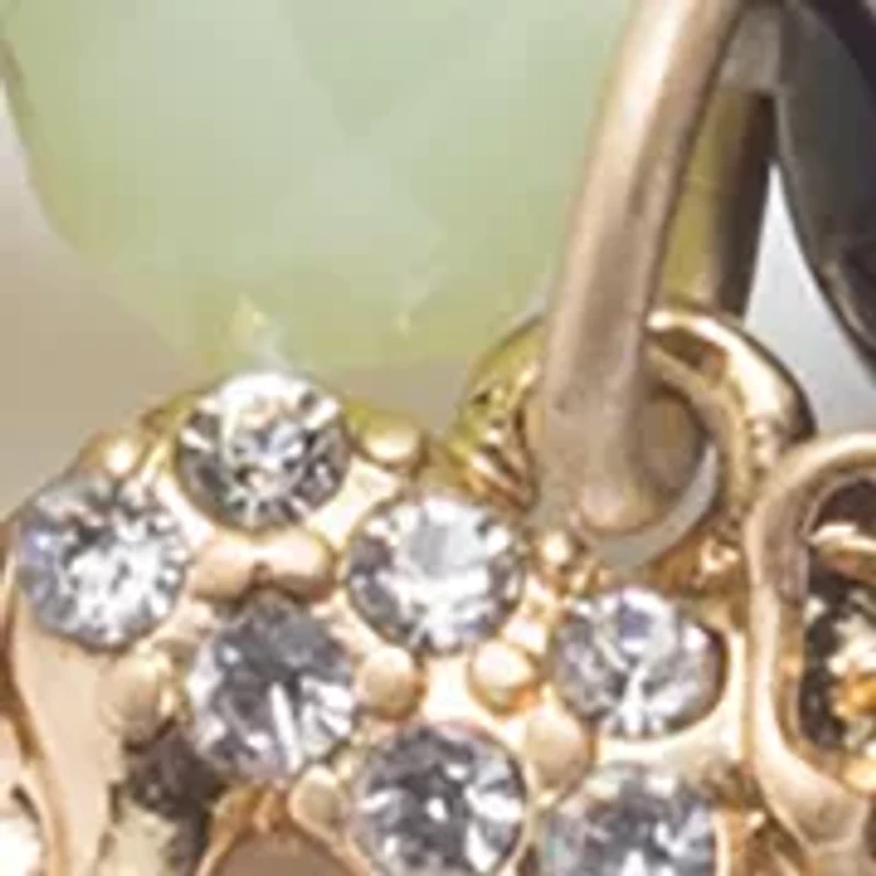 Gold Tone Turquoise Beaded Stretch Bracelet