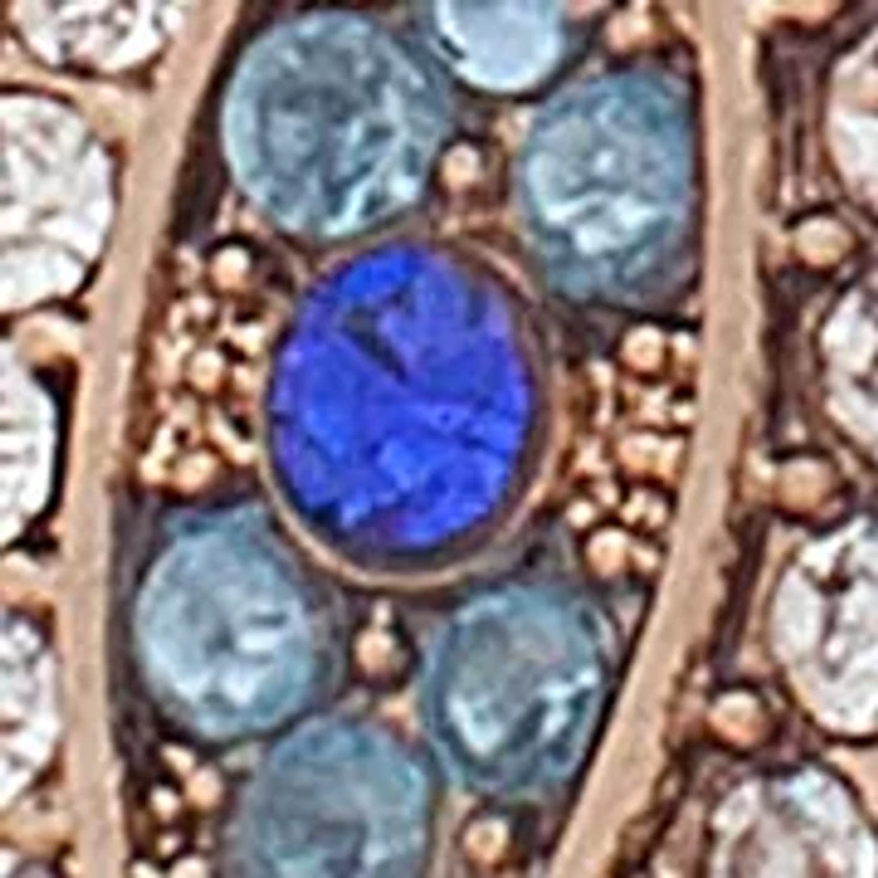 Gold Tone 32" Green Charm Pendant Necklace