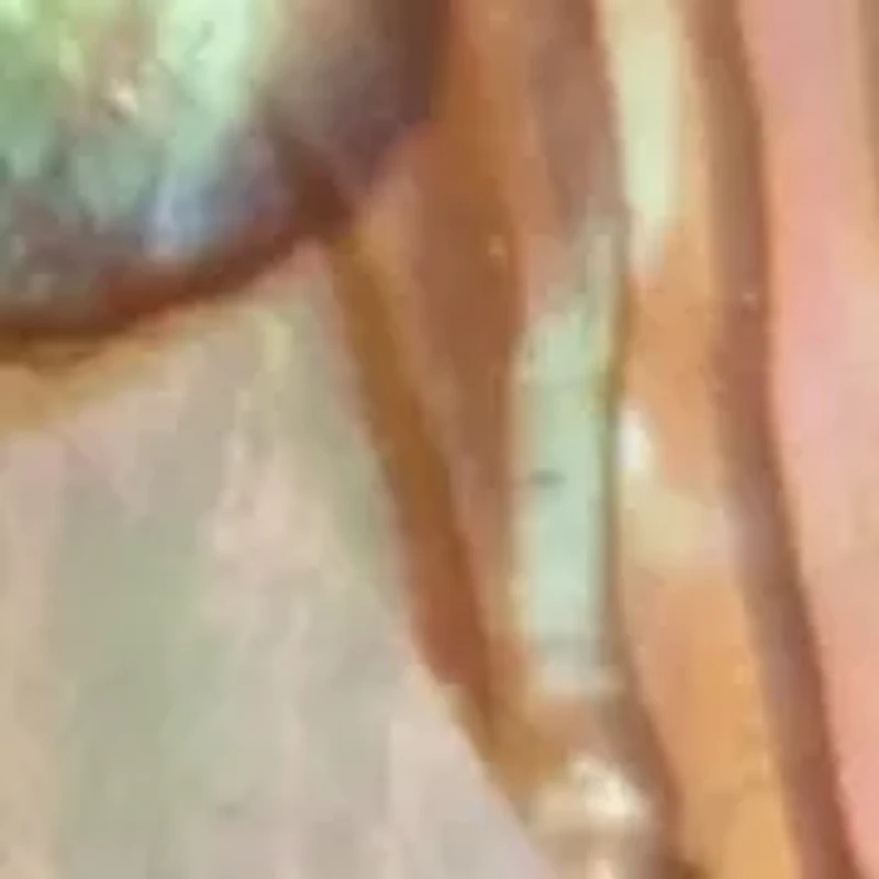 Gold Tone Abalone Post Drop Earrings