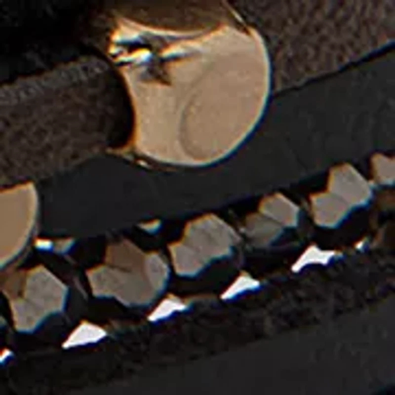 Gold Tone Multirow Magnetic Wrap Bracelet