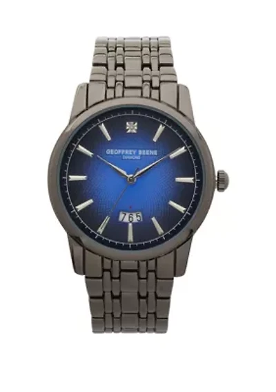 Blue Dial Diamond Date Bracelet Watch