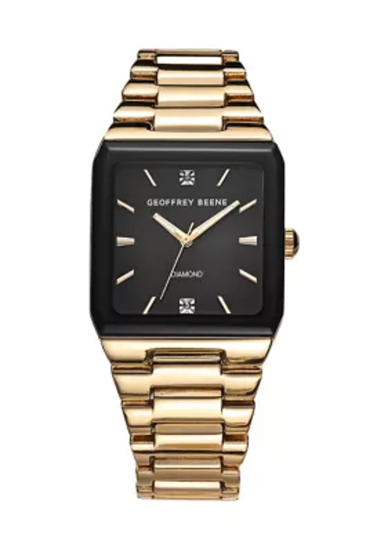 Jet Gold Tone Watch