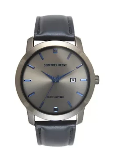 Blue Sapphire Classic Strap Watch 