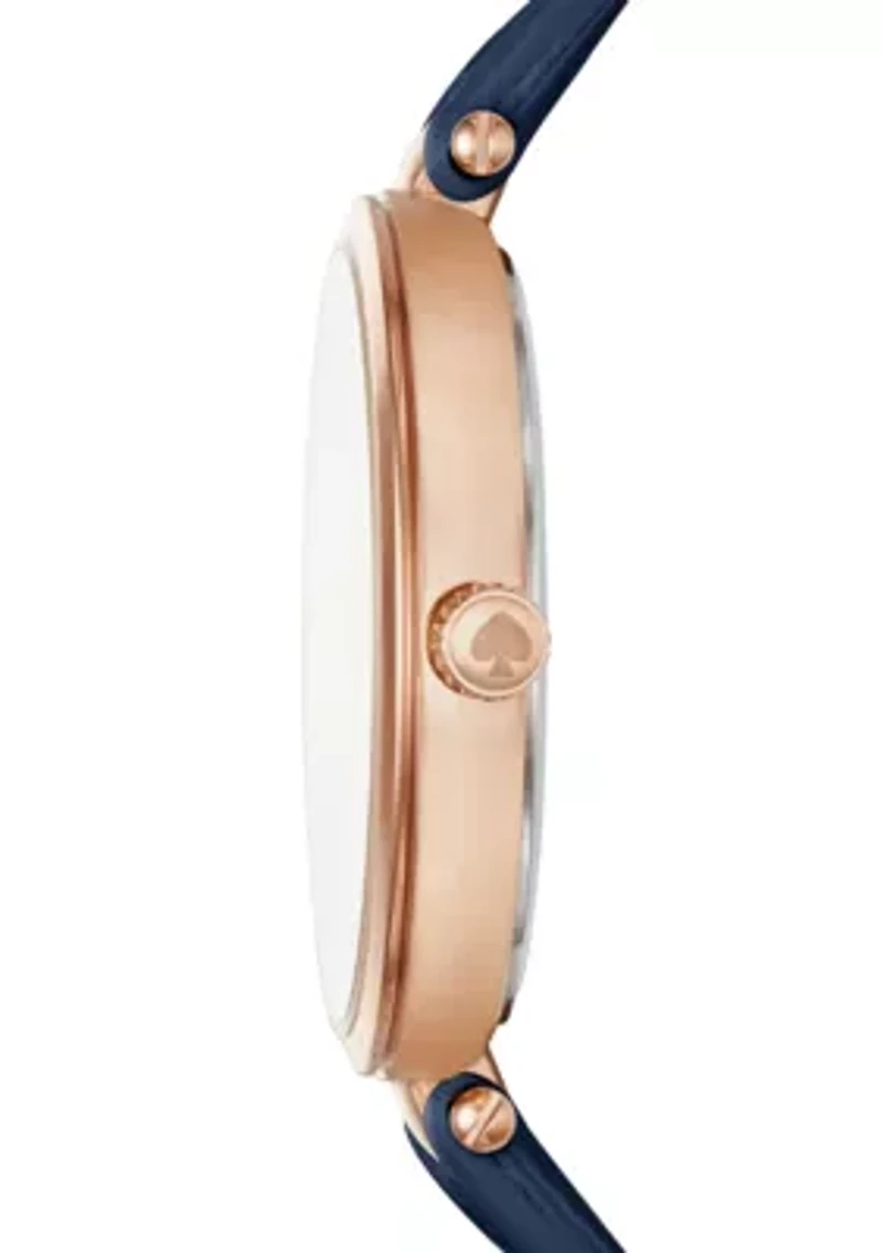 Women's Holland Three Hand Rose Gold-Tone Watch