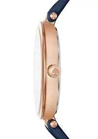 Women's Holland Three Hand Rose Gold-Tone Watch