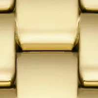 Holland Three Hand Gold Tone Stainless Steel Watch