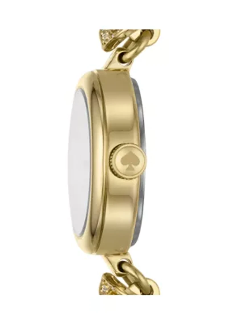 Gold Flower Monroe Bracelet Watch