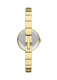 Gold Tone Small Crystal Watch